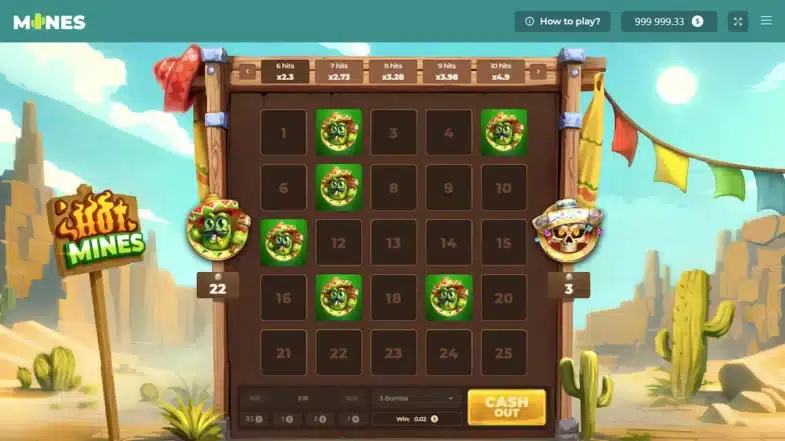 Hot Mines free game