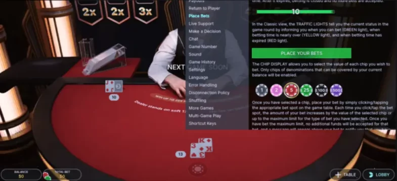 Lightning Blackjack 7 Multiplicateurs Lightning Blackjack