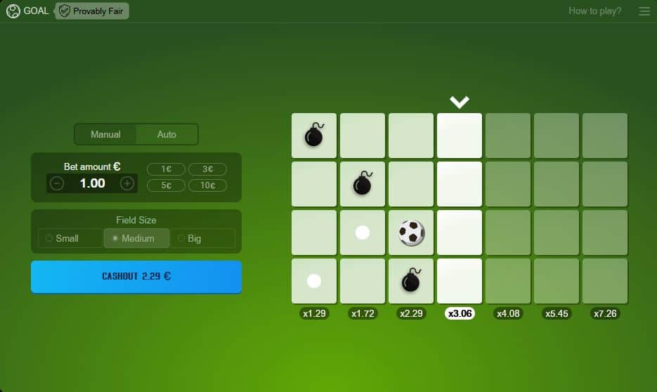 Jeu Goal casino Revue, Test et Démo gratuite