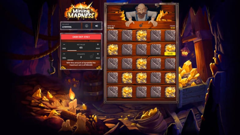 Mining Madness casino gain