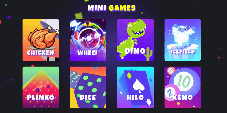 Mini Games mystake casino