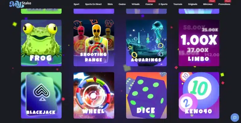 Keno en ligne : les meilleurs casinos pour y jouer ! 9 Les mini jeux originaux de MyStake