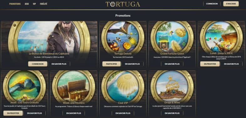 promotions tortuga casino