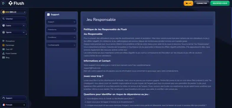 Flush Casino : Notre avis en tant que joueur 19 flush casino jeu responsable