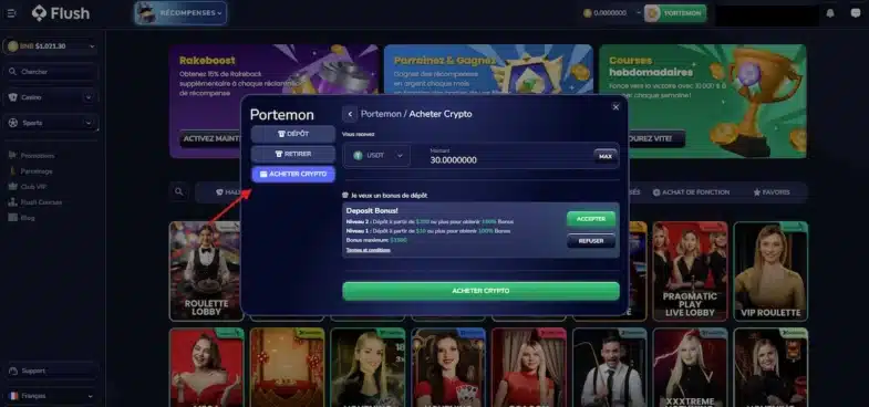 Flush Casino : Notre avis en tant que joueur 12 flush casino montant