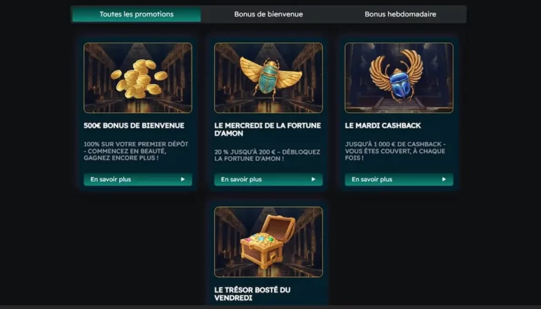Bonus Amon Casino Bonus Amon casino