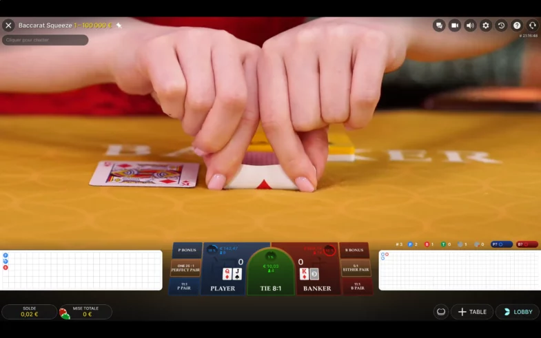 baccarat squeeze