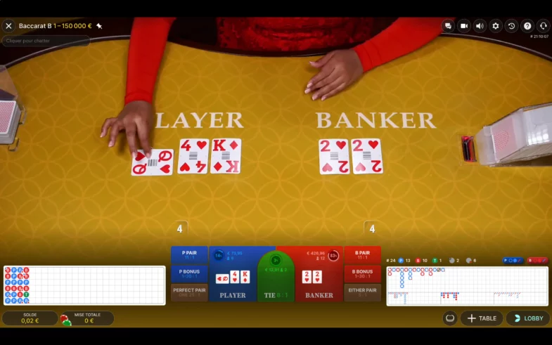 baccarat troisième carte