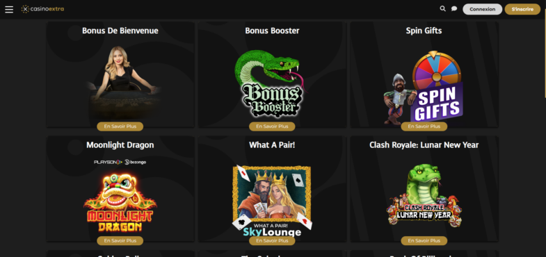 casino extra promotions tournois