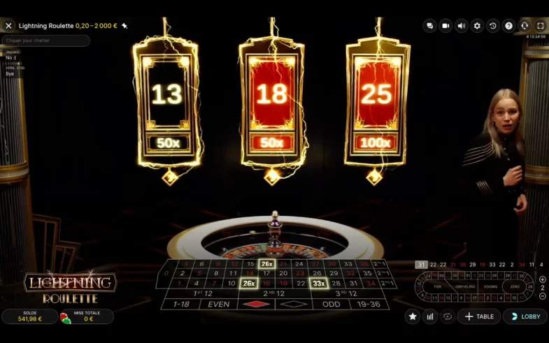lightning roulette