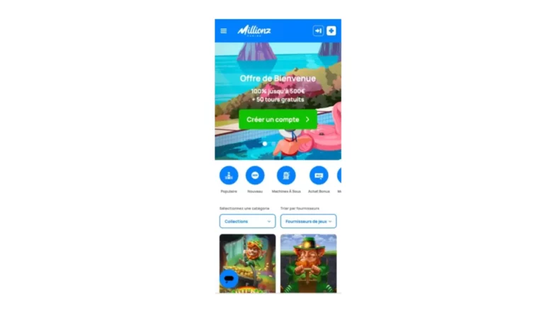 millionz casino sur mobile