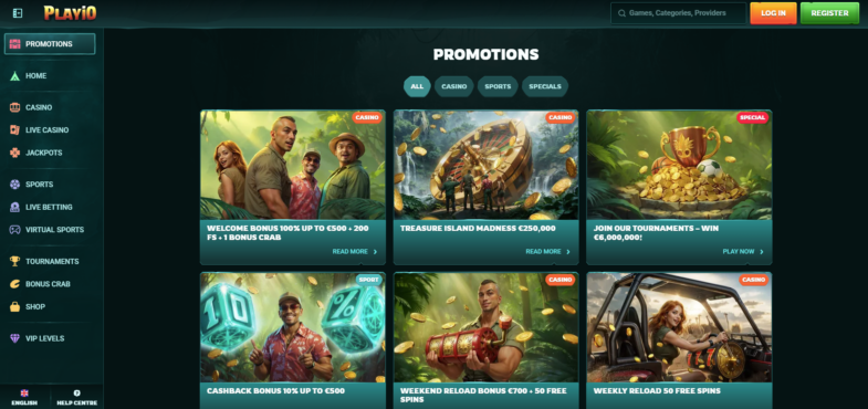playio bonus promotions