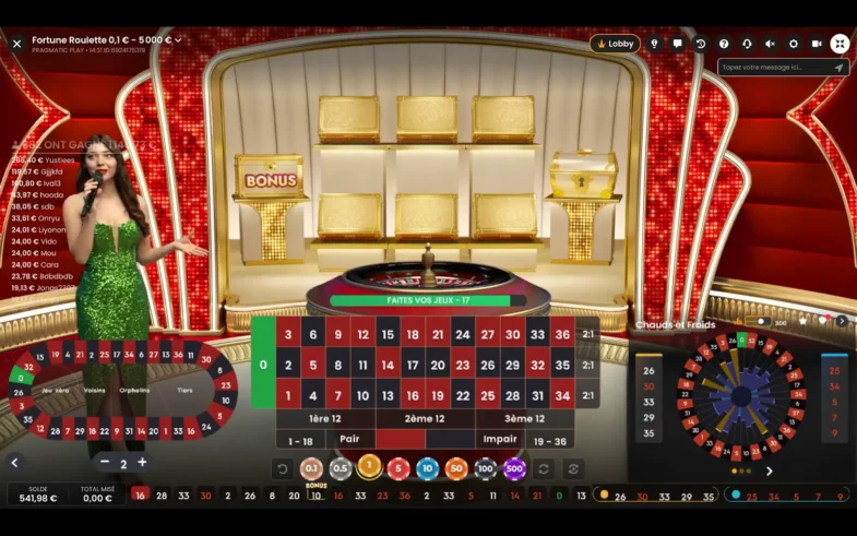 Règles de bases Fortune Roulette Pragmatic Play