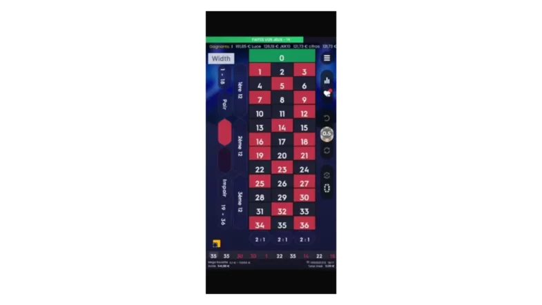 roulette live mobile