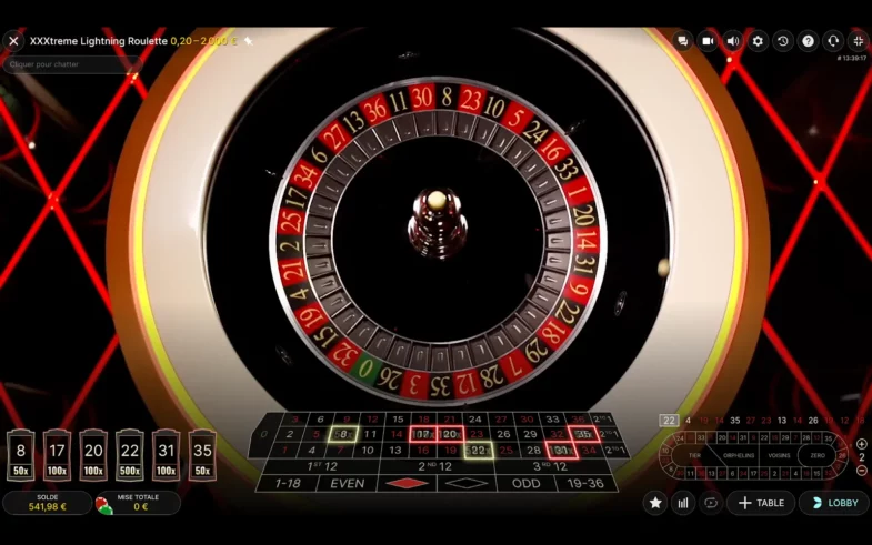 XXXtreme Lightning Roulette