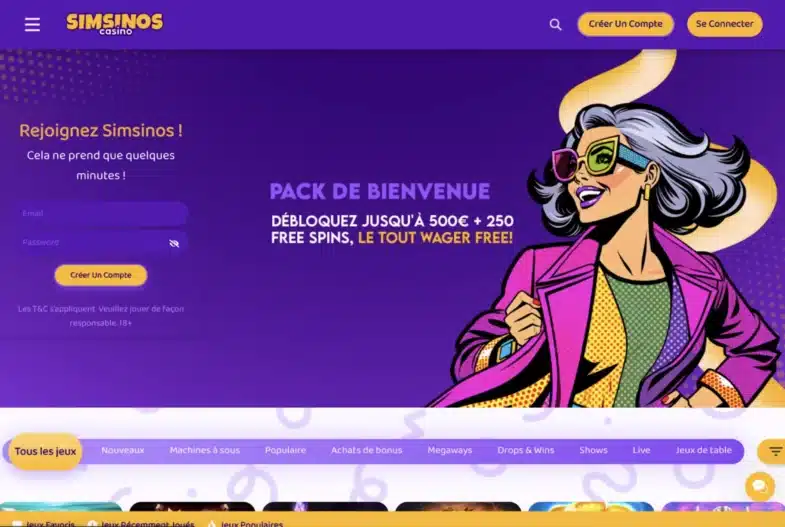 bonus de bienvenue crypto casino simsino