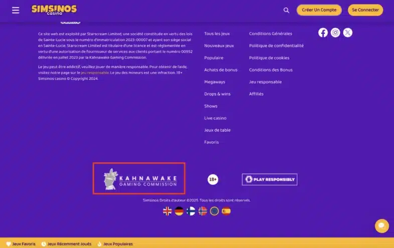 licence de simsino crypto casino