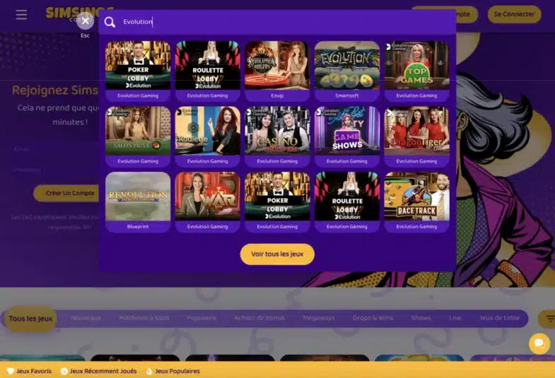 diversité des jeux crypto casino