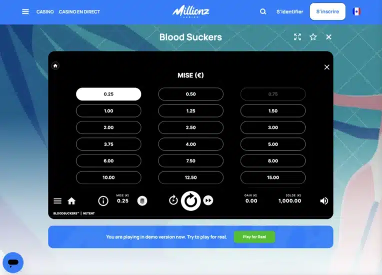 machines à sous faibles mises casino dépôt 20€