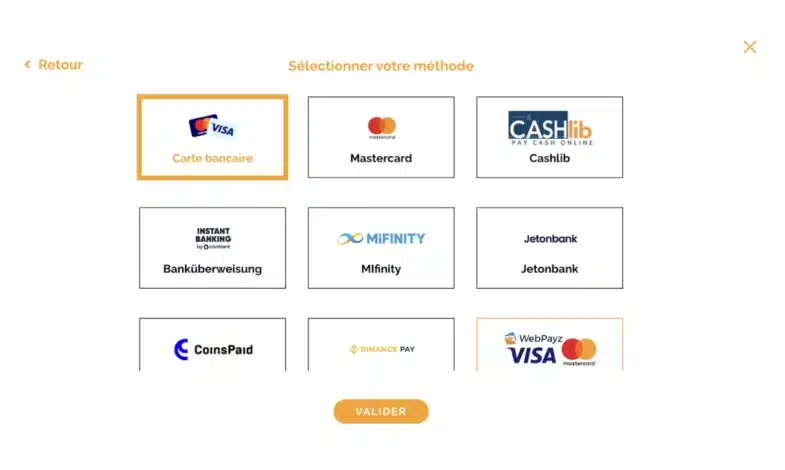 méthode de dépôt casino dépôt 20€