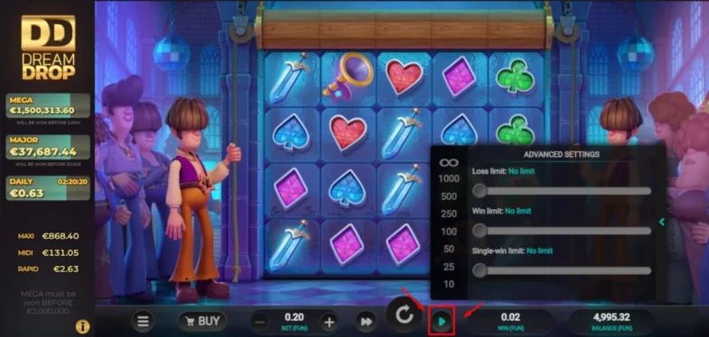 Groovy Knights Dream Drop: machine à sous gratuite 3 groovy knights dream drop autoplay