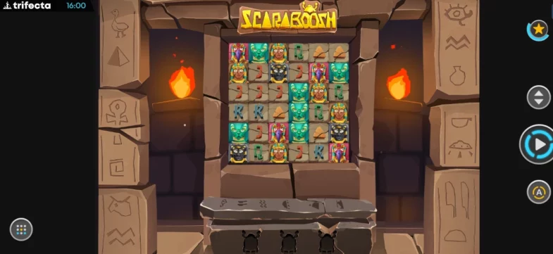 Machine à sous gratuite : Scaraboosh 1 machine a sous scaraboosh inteface