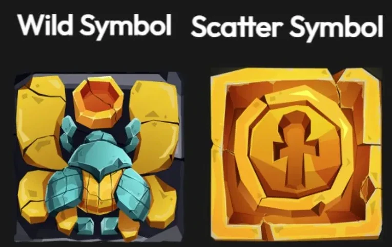 Machine à sous gratuite : Scaraboosh 3 symboles speciaux scaraboosh