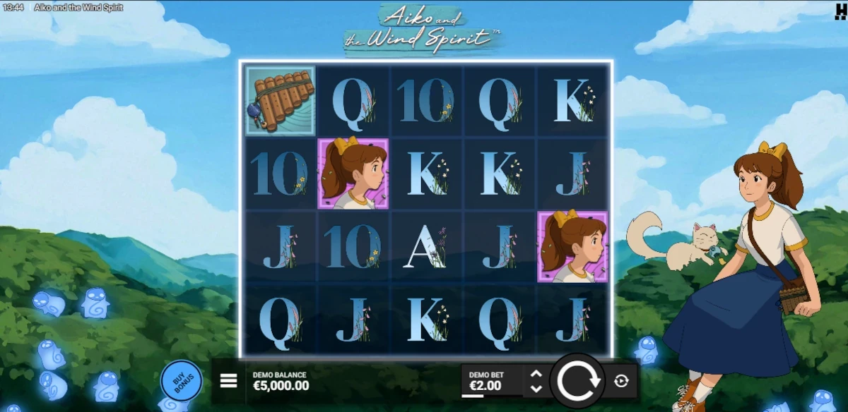 Aiko and the Wind Spirit : machine à sous gratuite 1 aiko and wind spirit interface