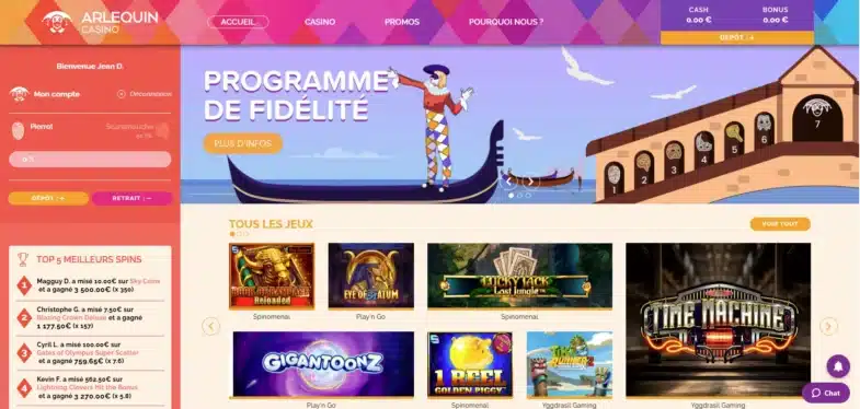 arlequin casino