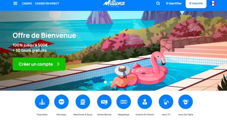 bonus sans wager millionz