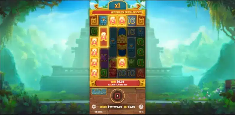 combinaison gagnante fortune of aztec
