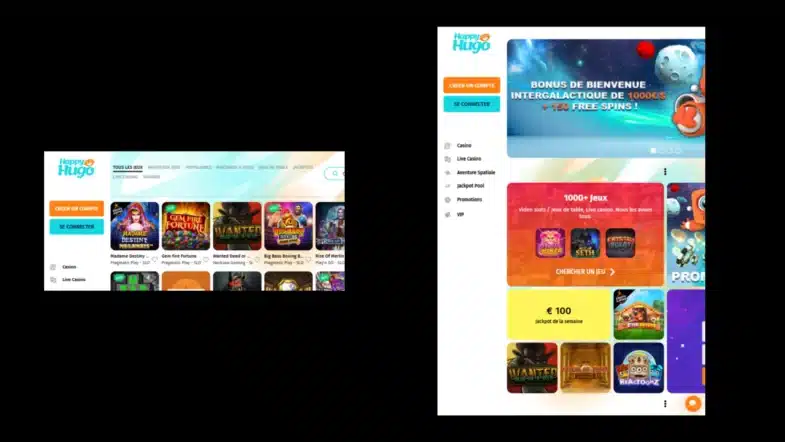 Happy Hugo sur iPhone 14 Pro Max et iPad Air