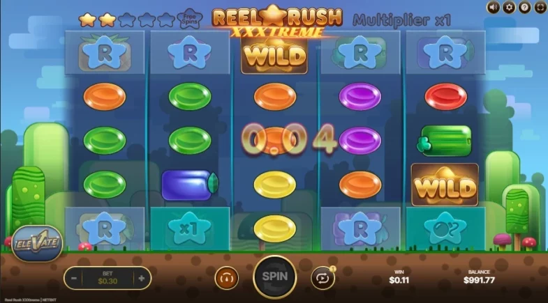 reel rush xxxtreme respin