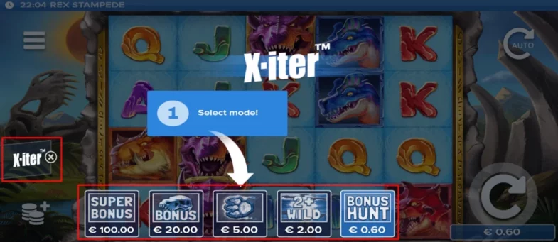 Rex Stampede : machine à sous gratuite 4 rex stamped achat de bonus