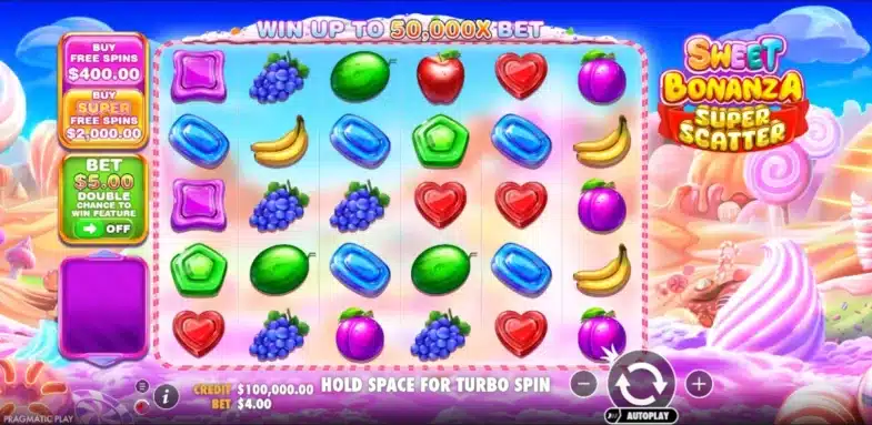 sweet bonanza super scatter interface