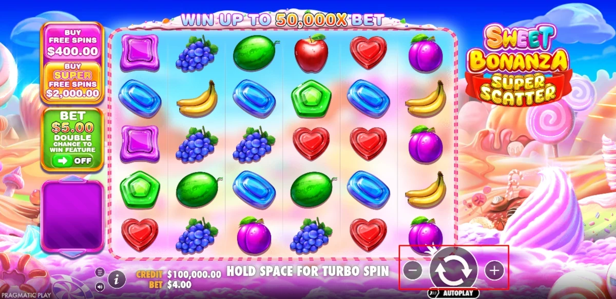sweet bonanza super scatter mise et play