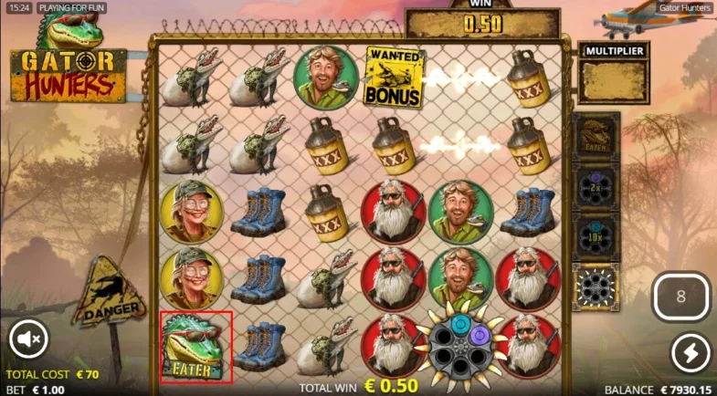 Gator Hunters : machine à sous gratuite 3 eater symbol gator hunters