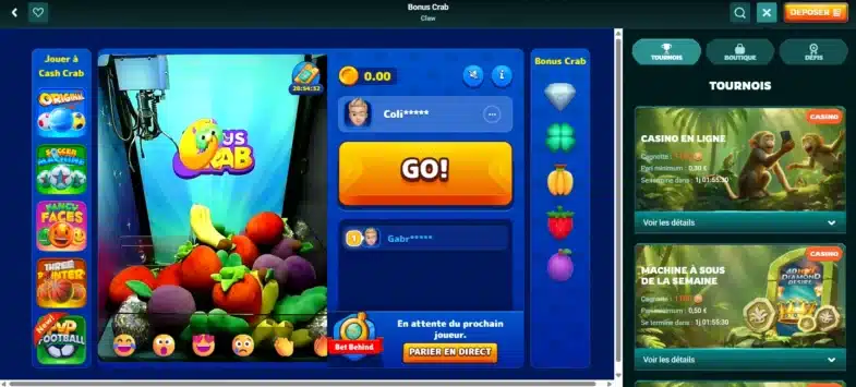 Playio Casino : Notre avis en tant que joueur 13 La machine à griffe