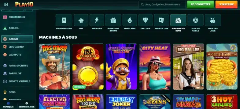 Playio Casino : Notre avis en tant que joueur 16 Les machines à sous sur Playio