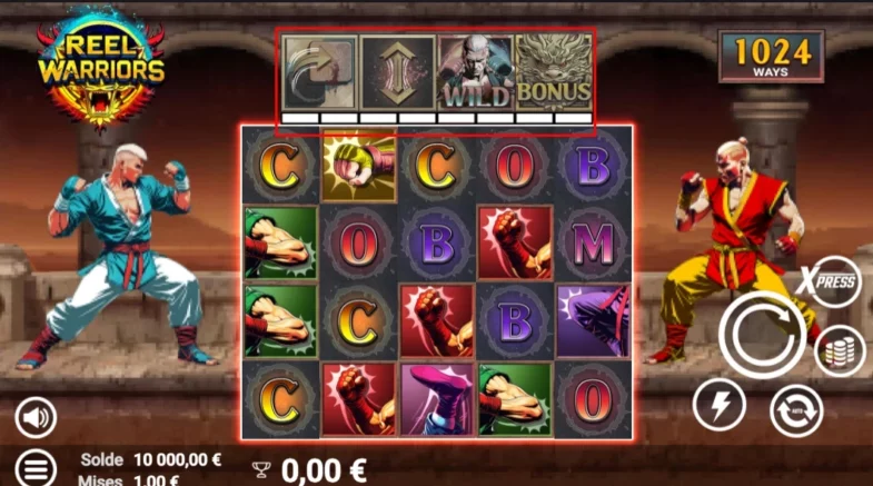 Reel Warrior: machine à sous gratuite 3 reel warrior hit collector