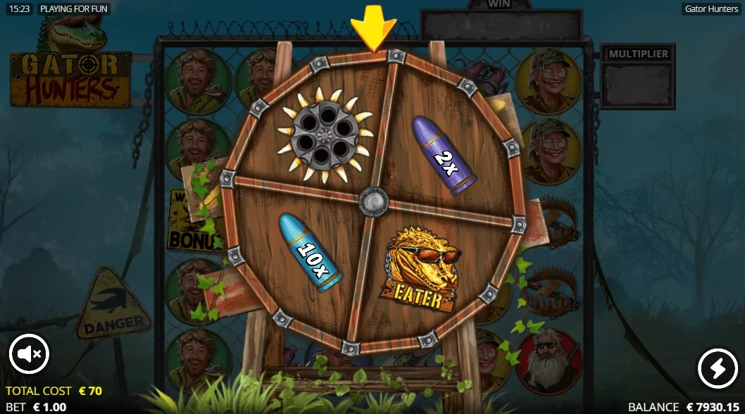 Gator Hunters : machine à sous gratuite 4 roue free spins gator hunters