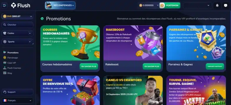 Flush Casino : Notre avis en tant que joueur 1 Les offres promotionnelles de flush casino