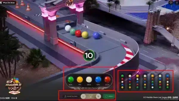 EZ Marble Race Las Vegas d’Ezugi: Que vaut ce jeu ? 6 ez marble race las vegas commandes