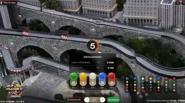 EZ Marble Race Las Vegas d’Ezugi: Que vaut ce jeu ? 8 ez marble race monaco race track alternative ez marble race las vegas