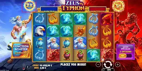 Zeus Vs Typhon : machine à sous gratuite 3 Multiplicateurs machine à sous zeus vs typhon