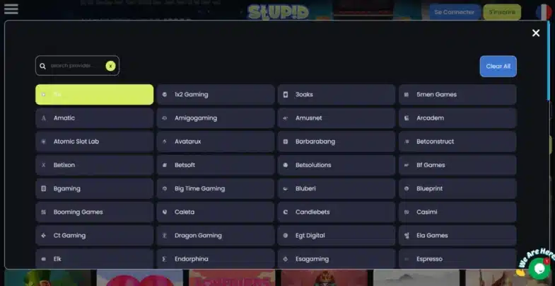 Stupid Casino : Notre avis en tant que joueurs 14 fournisseurs stupid casino