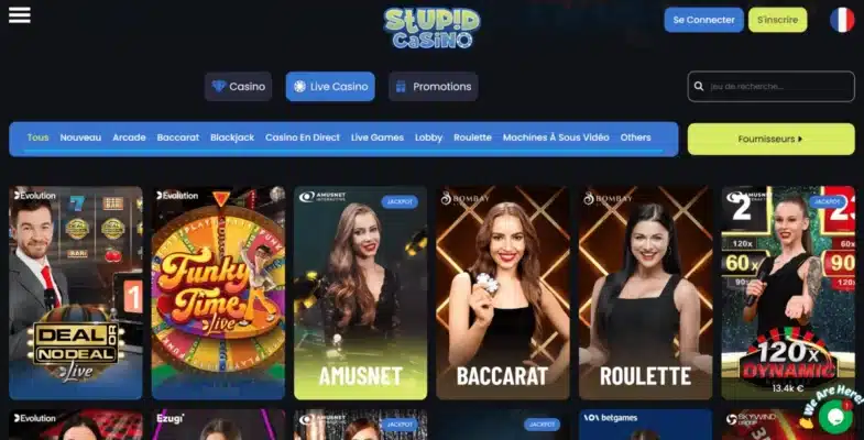 Stupid Casino : Notre avis en tant que joueurs 11 live casino stupid