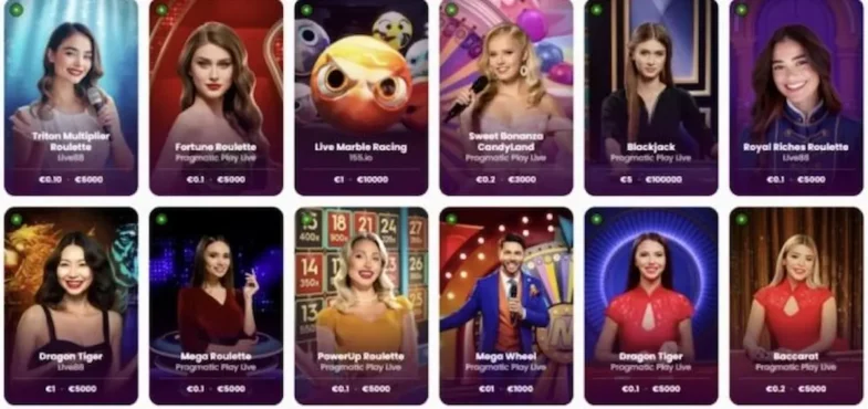 Trickz Casino : Notre avis en tant que joueurs 8 Live casino Trickz