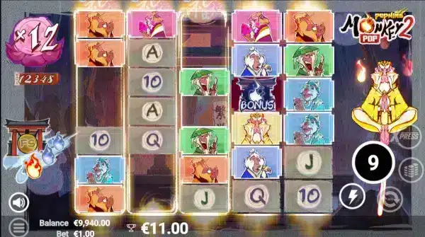 MonkeyPop 2 : machine à sous gratuite 4 Free spins monkeypop 2