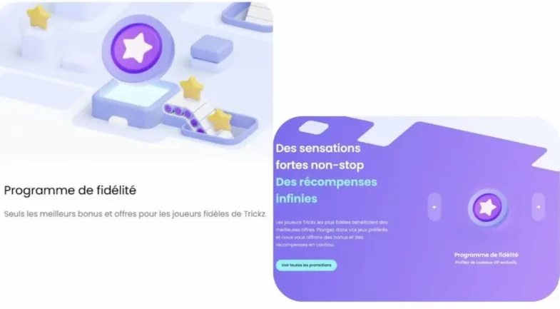 Trickz Casino : Notre avis en tant que joueurs 4 Programme VIP Trickz